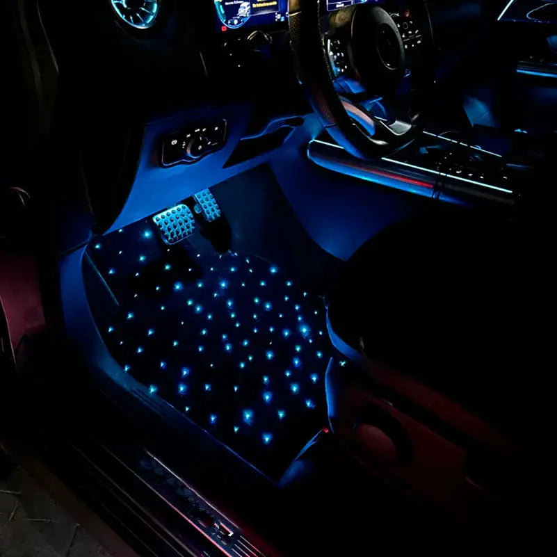 StarLight Fiber Optic Car Mats Vrooom