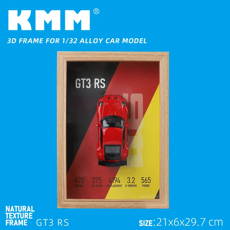 Metal Sports Car Model Photo Frame Version 3D Racing Car Vehicle