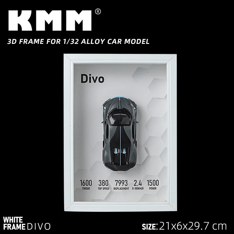 Metal Sports Car Model Photo Frame Version 3D Racing Car Vehicle