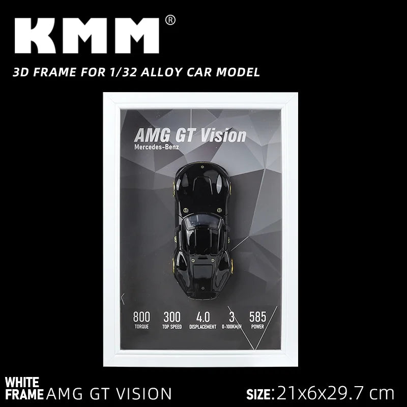 Metal Sports Car Model Photo Frame Version 3D Racing Car Vehicle