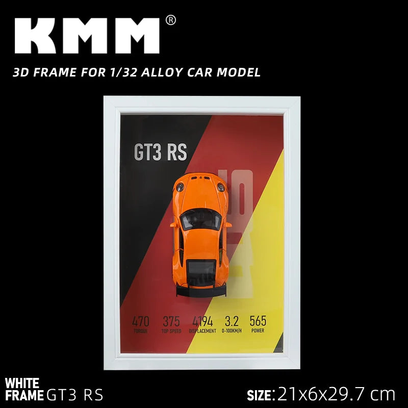 Metal Sports Car Model Photo Frame Version 3D Racing Car Vehicle