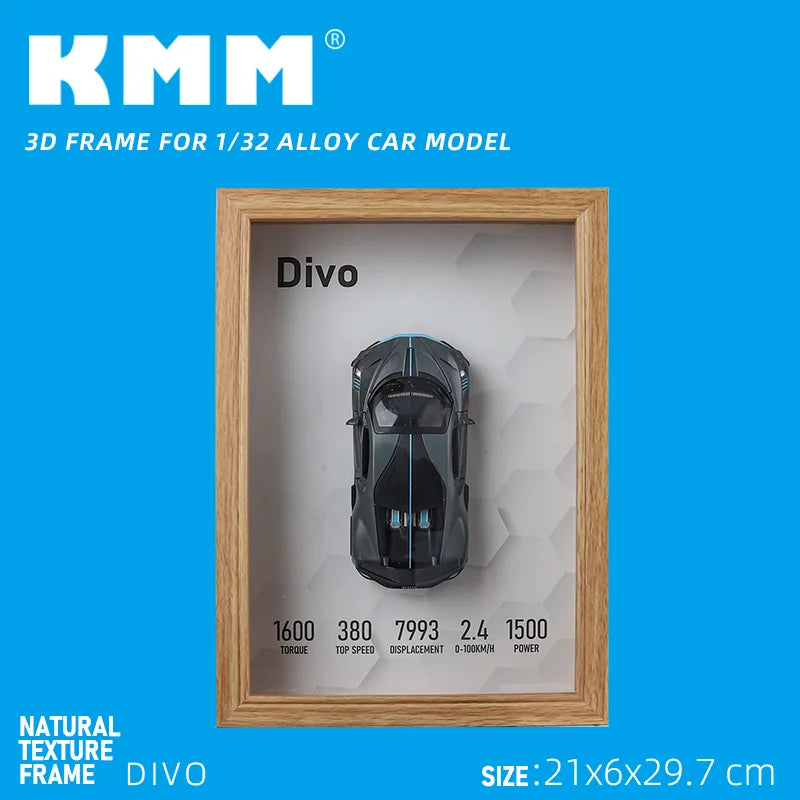 Metal Sports Car Model Photo Frame Version 3D Racing Car Vehicle