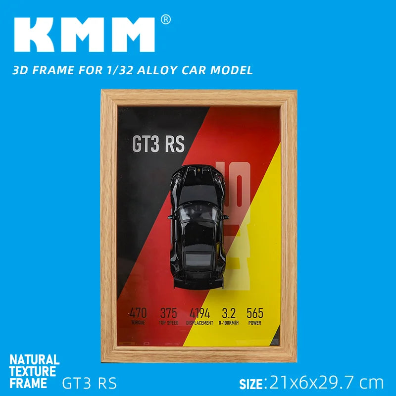 Metal Sports Car Model Photo Frame Version 3D Racing Car Vehicle