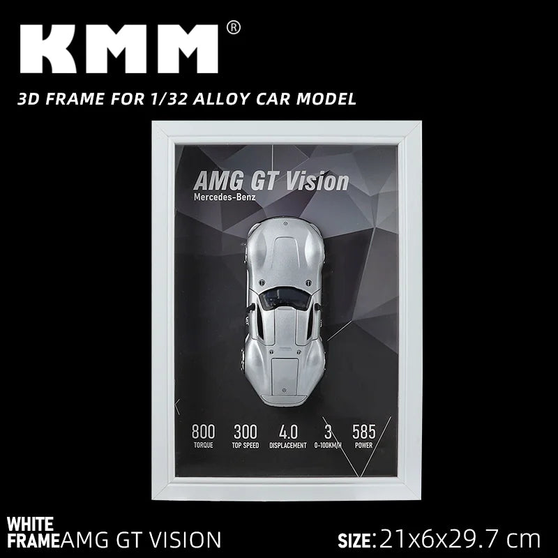 Metal Sports Car Model Photo Frame Version 3D Racing Car Vehicle