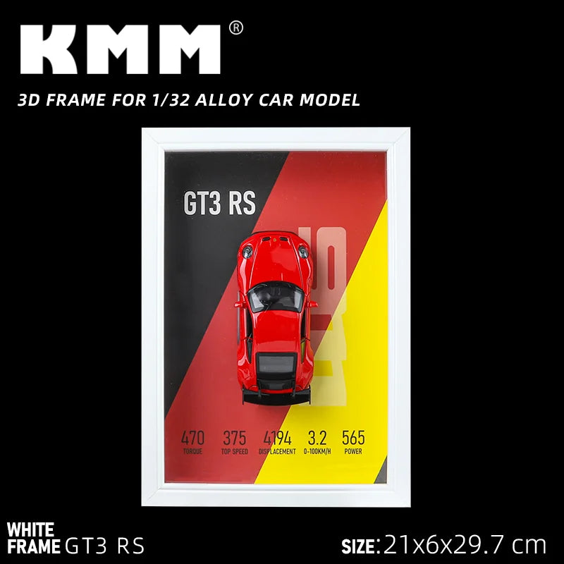 Metal Sports Car Model Photo Frame Version 3D Racing Car Vehicle
