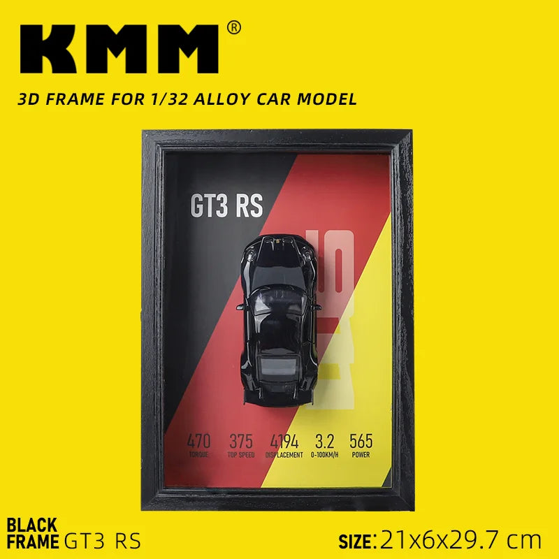 Metal Sports Car Model Photo Frame Version 3D Racing Car Vehicle