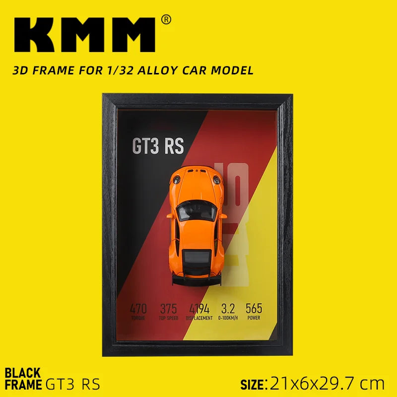 Metal Sports Car Model Photo Frame Version 3D Racing Car Vehicle