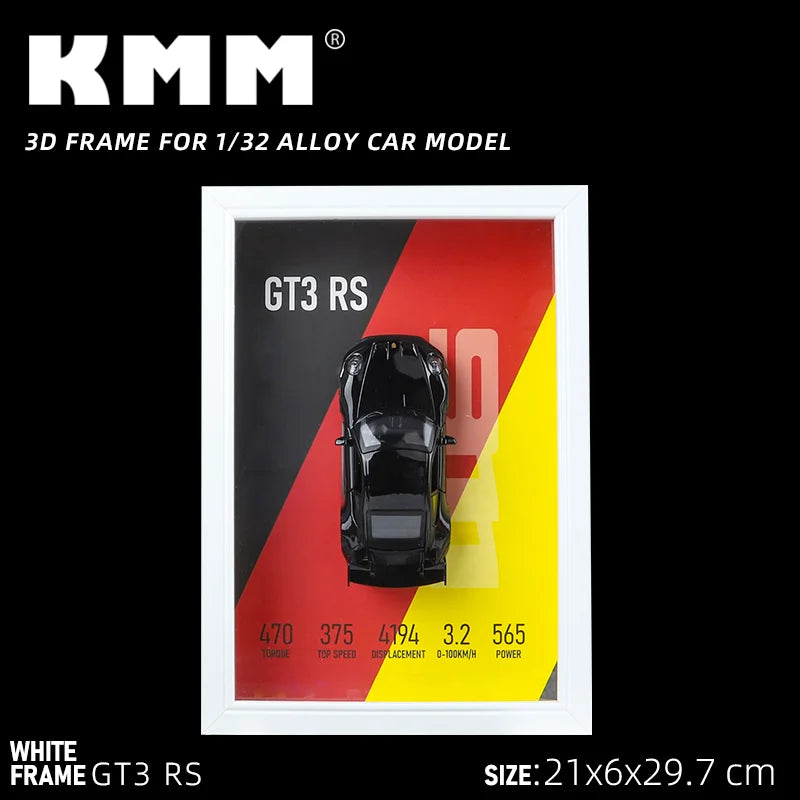 Metal Sports Car Model Photo Frame Version 3D Racing Car Vehicle