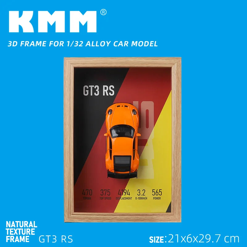 Metal Sports Car Model Photo Frame Version 3D Racing Car Vehicle
