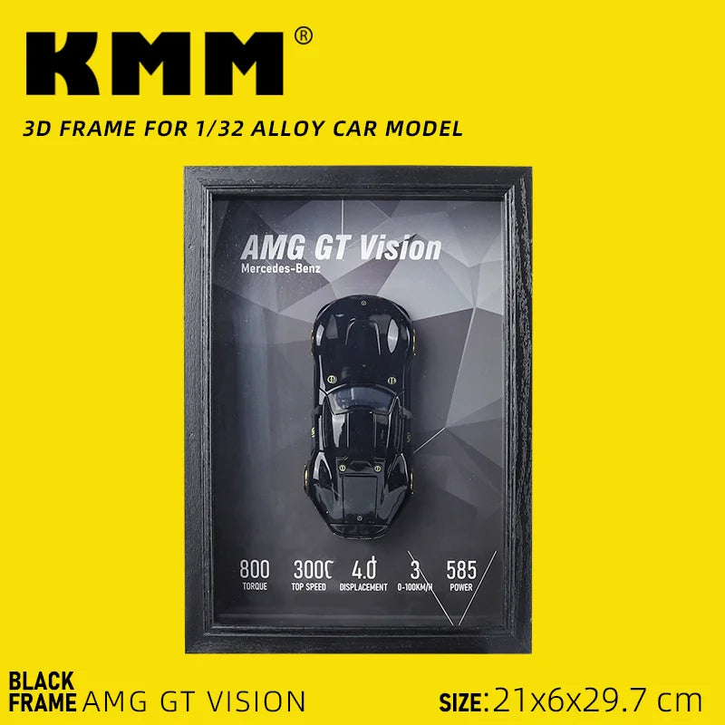 Metal Sports Car Model Photo Frame Version 3D Racing Car Vehicle