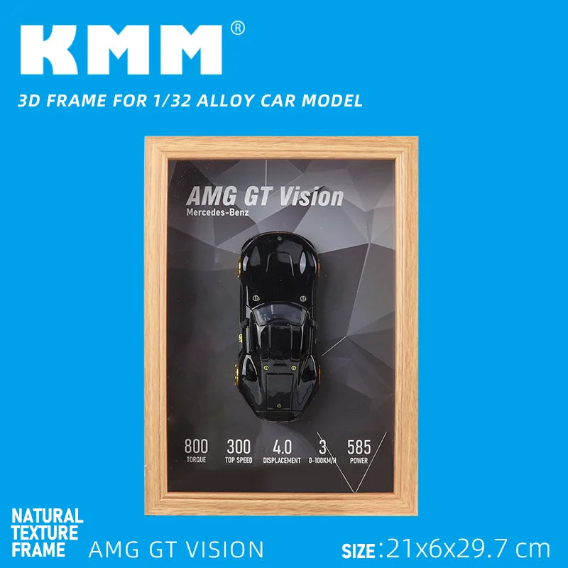 Metal Sports Car Model Photo Frame Version 3D Racing Car Vehicle