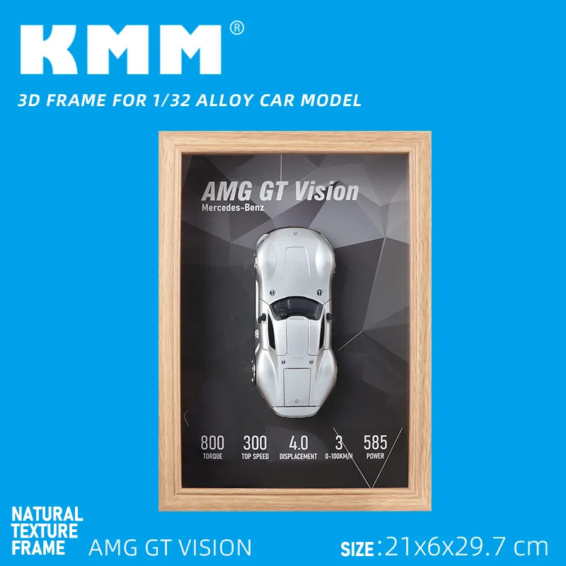 Metal Sports Car Model Photo Frame Version 3D Racing Car Vehicle
