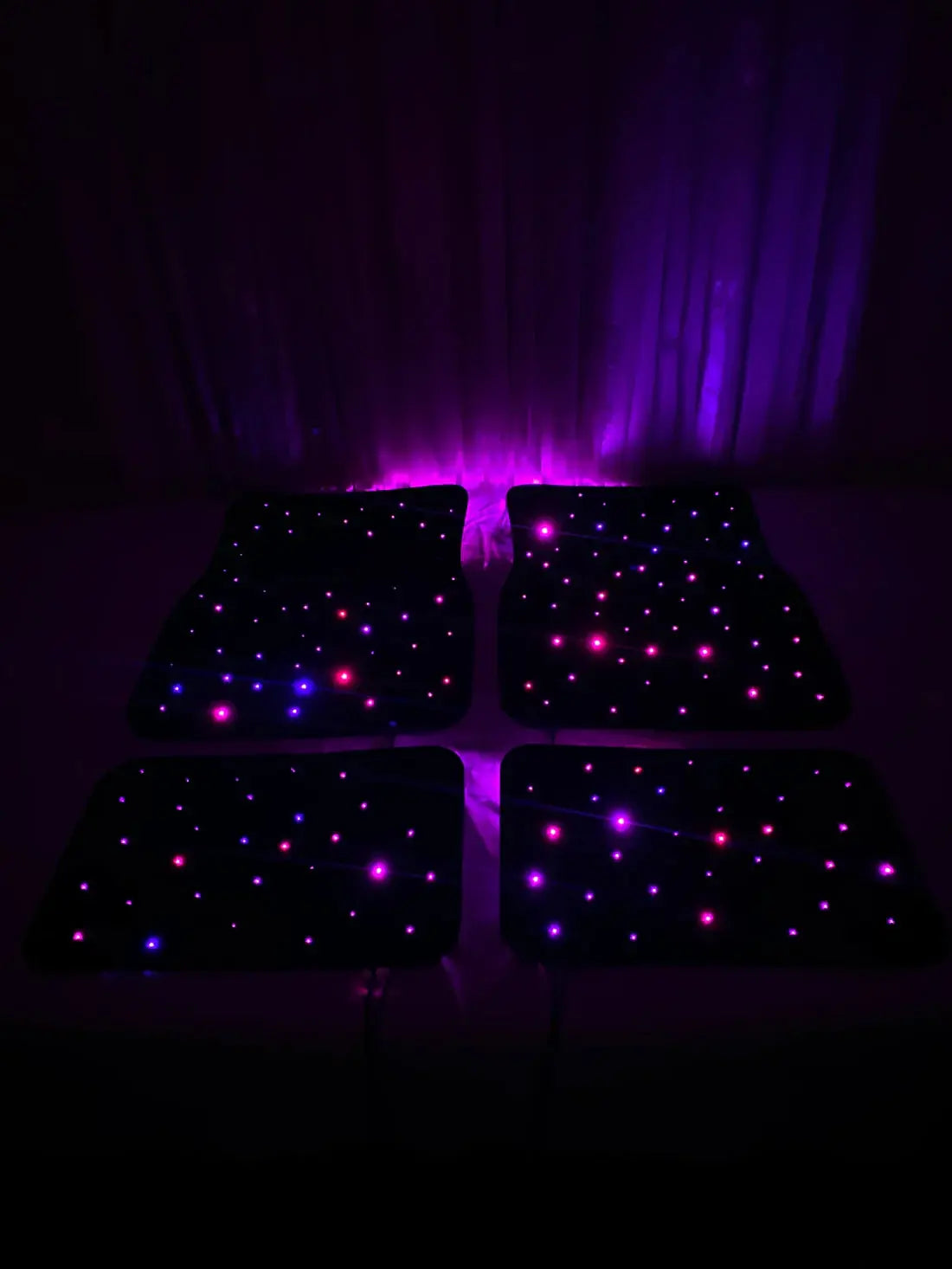 StarLight Fiber Optic Car Mats Vrooom