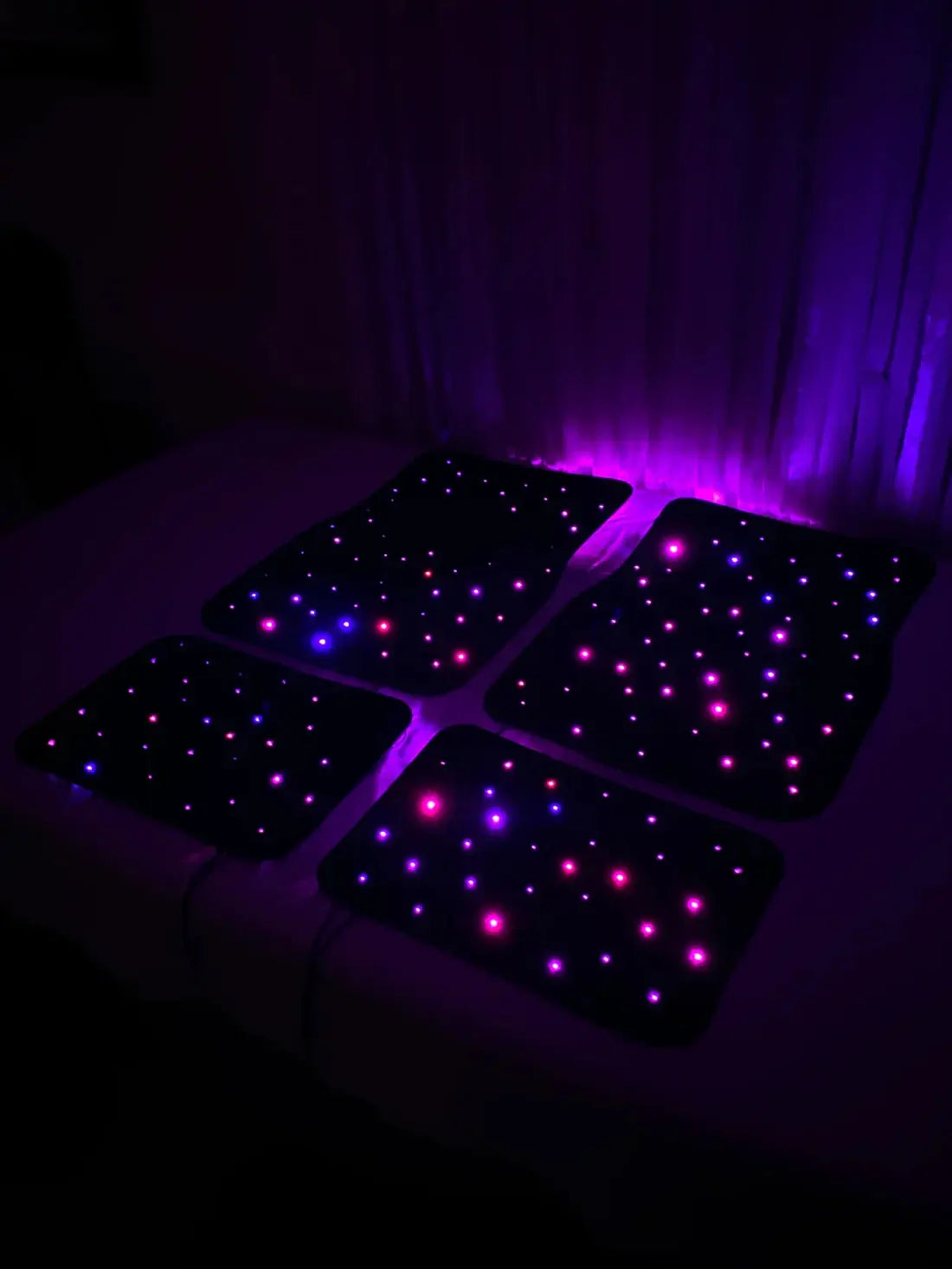 StarLight Fiber Optic Car Mats Vrooom